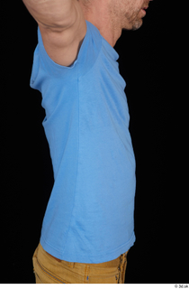 Lutro blue t shirt casual dressed upper body 0008.jpg